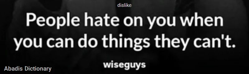 dislike