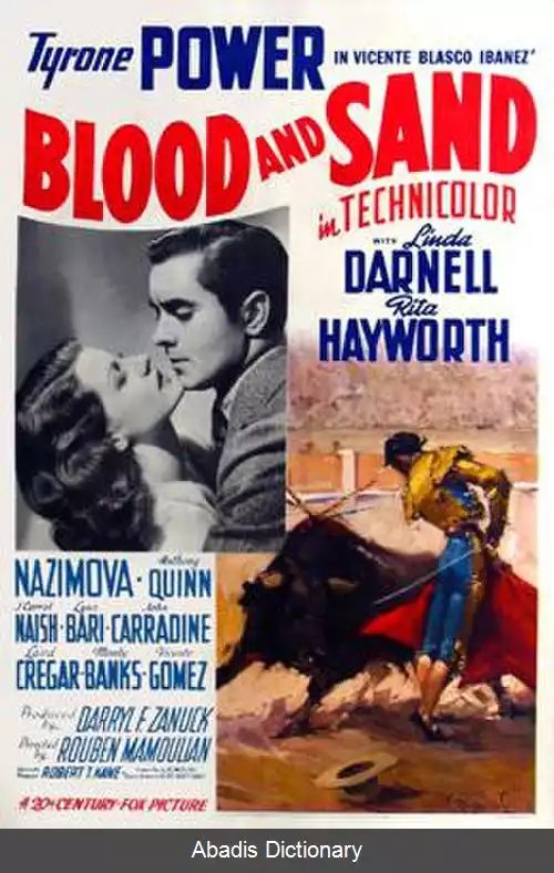 عکس خون و شن (فیلم ۱۹۴۱)
