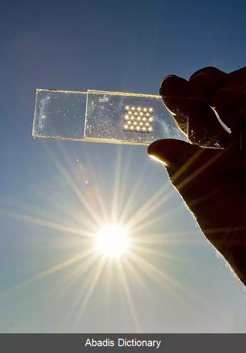 عکس سلول خورشیدی فیلم نازک