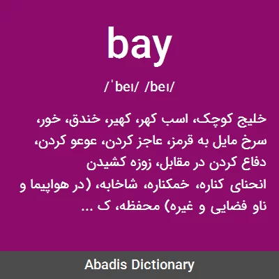 معنی bay