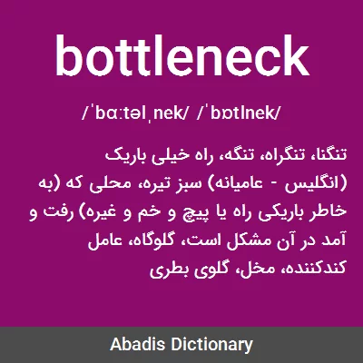 معنی bottleneck
