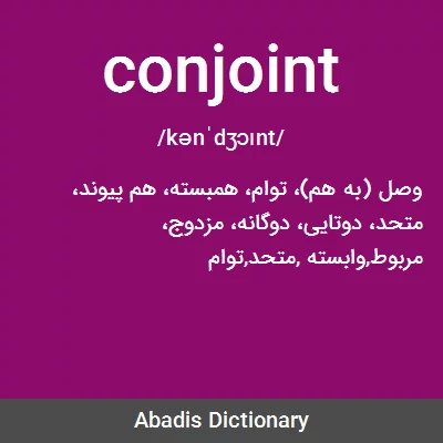 معنی conjoint