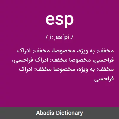 معنی esp