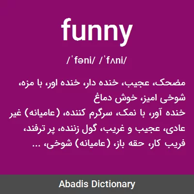 معنی funny
