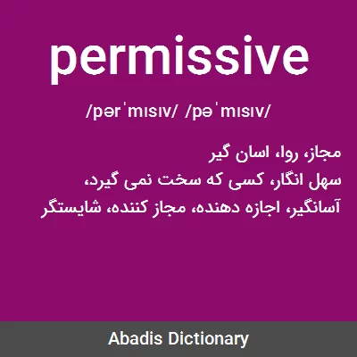 معنی permissive