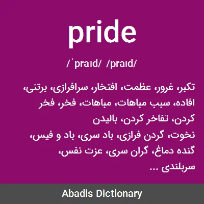 معنی pride