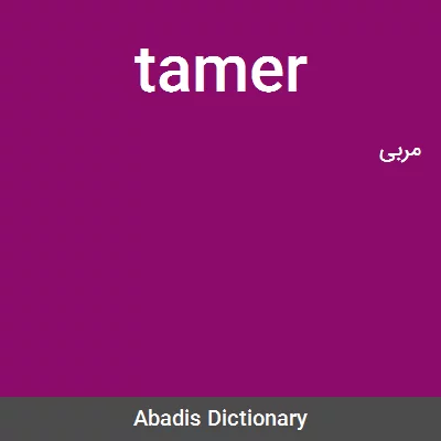 معنی tamer