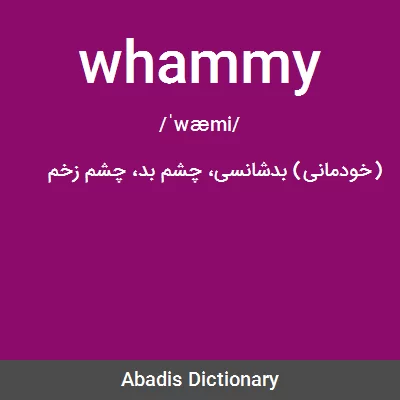 معنی whammy