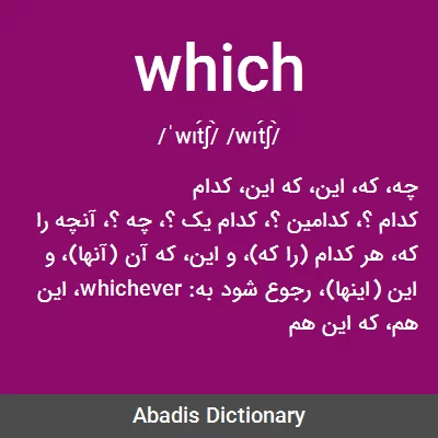 معنی which