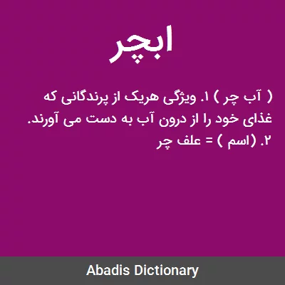 معنی ابچر