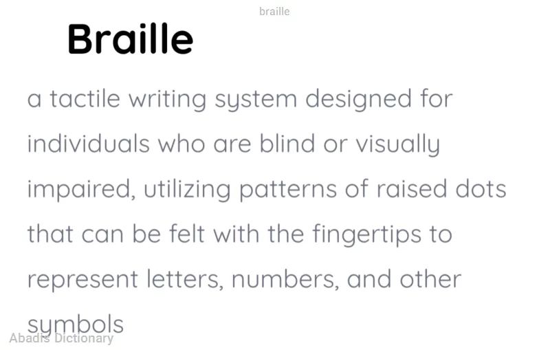 braille