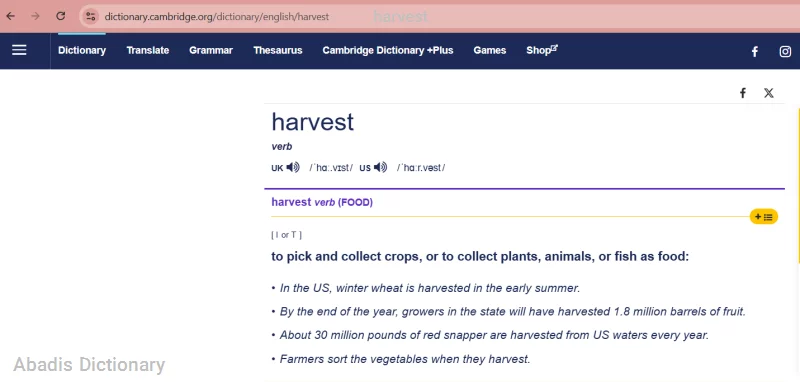 harvest