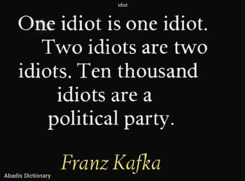 idiot