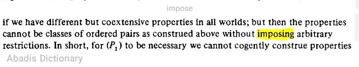 impose