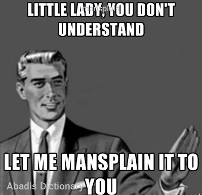 mansplain