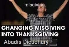 misgiving