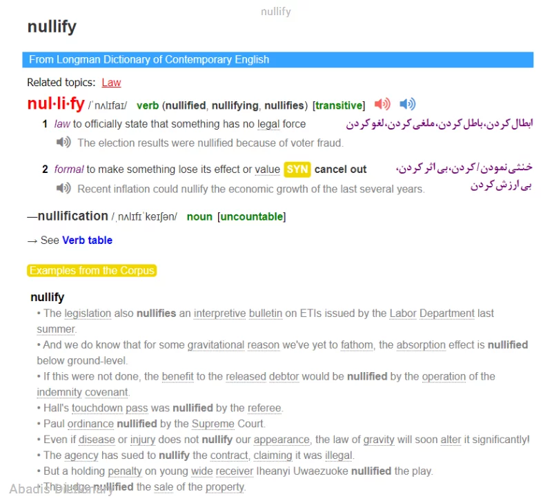 nullify