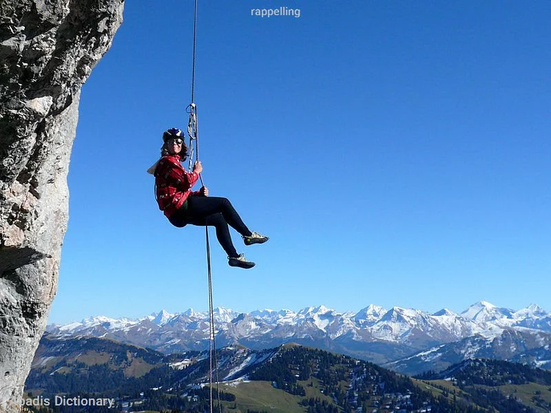 rappelling