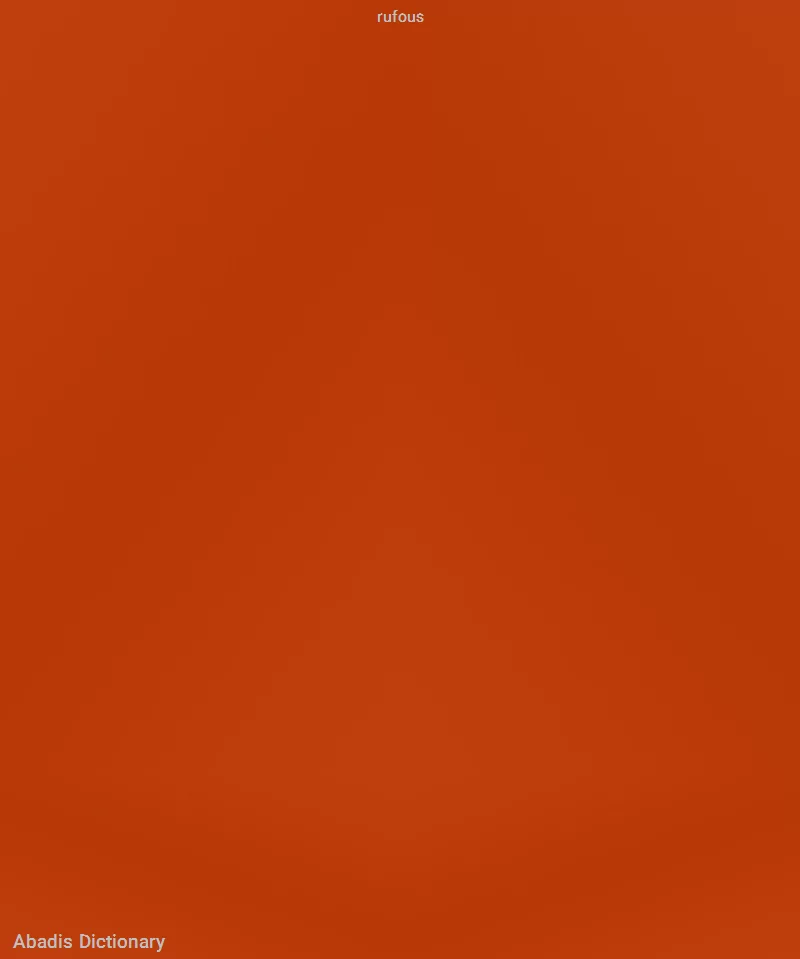 rufous