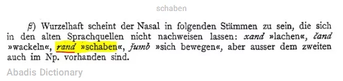 schaben