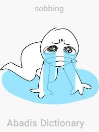 sobbing