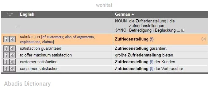 wohltat