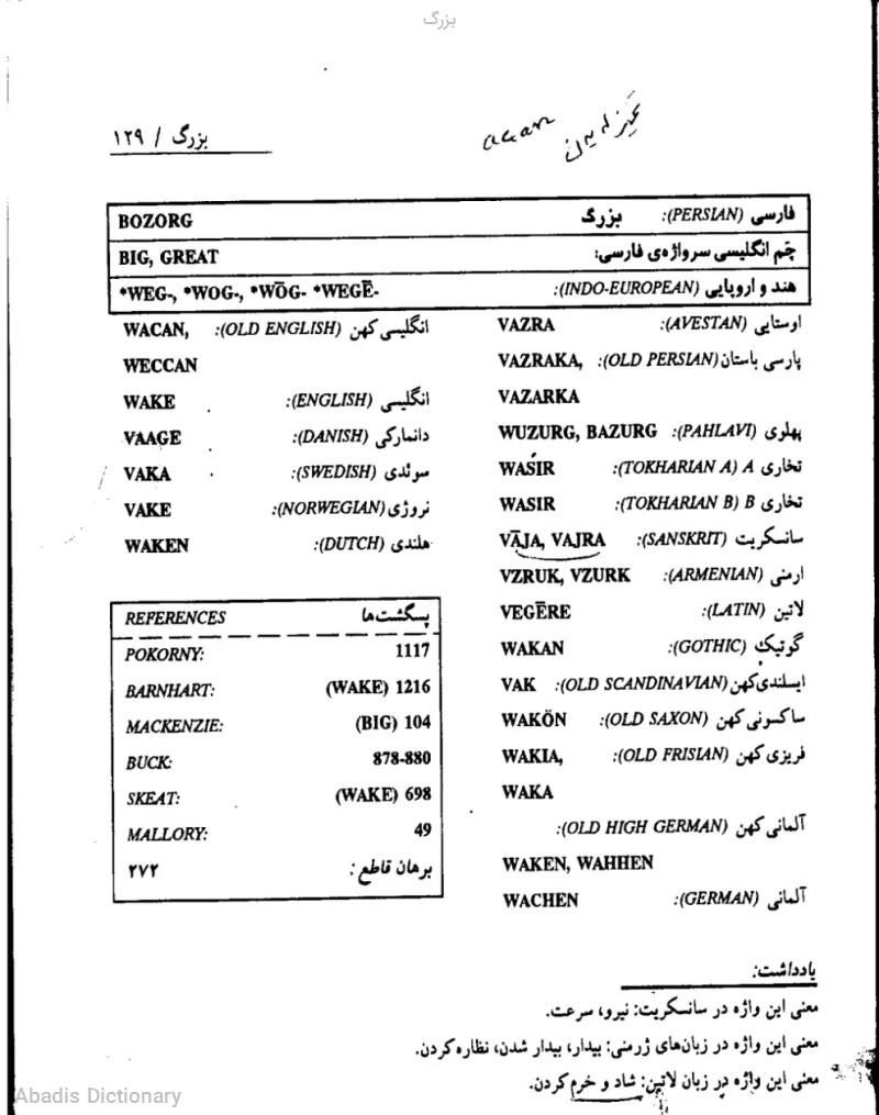 بزرگ