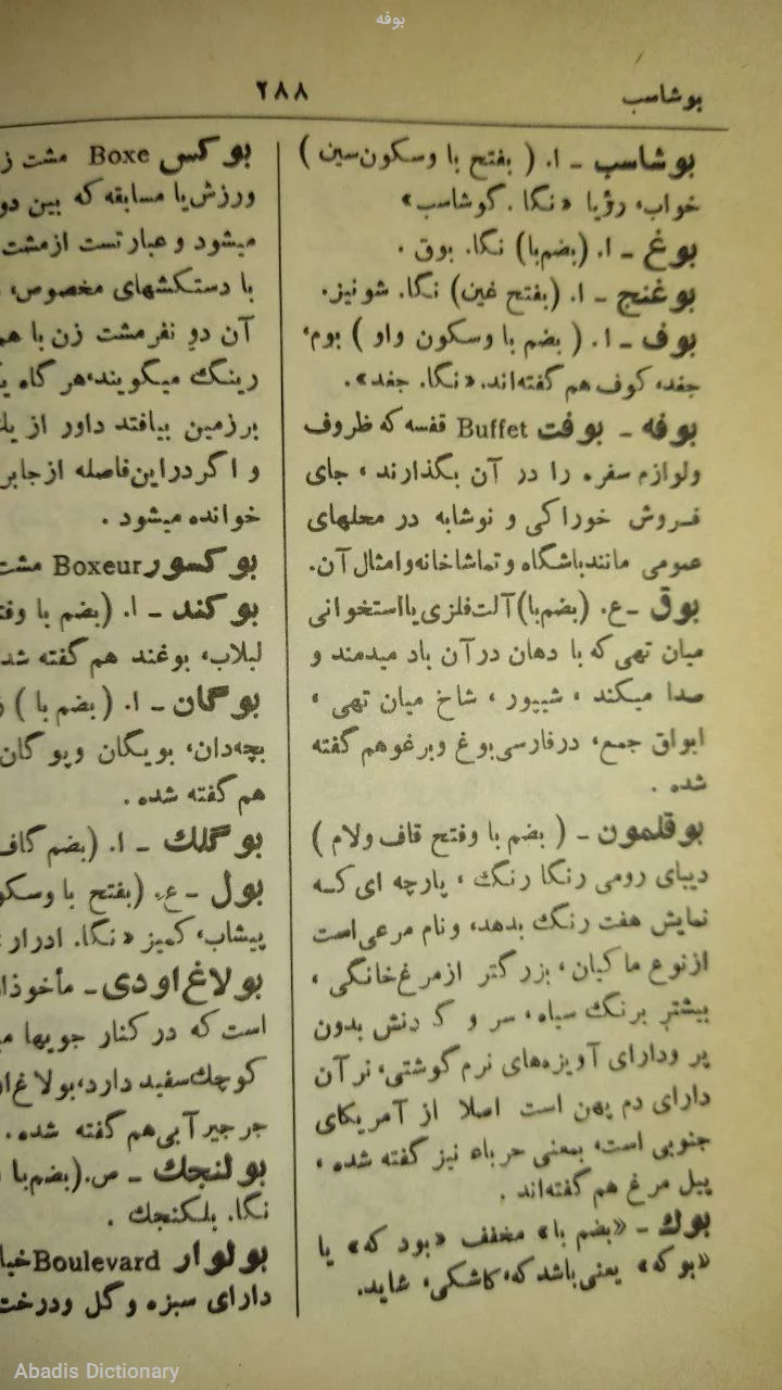 بوفه