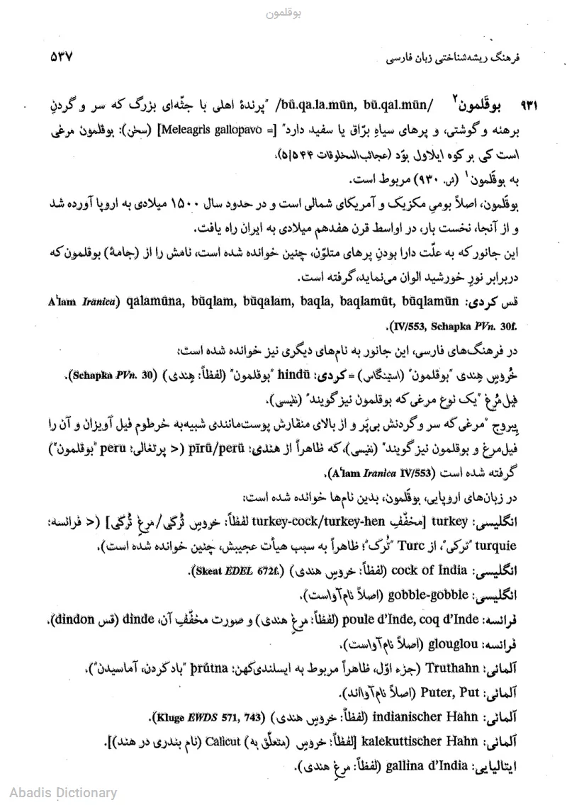 بوقلمون