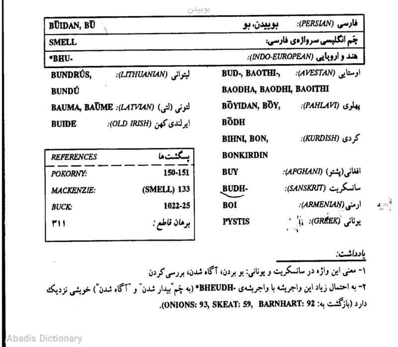 بوییدن