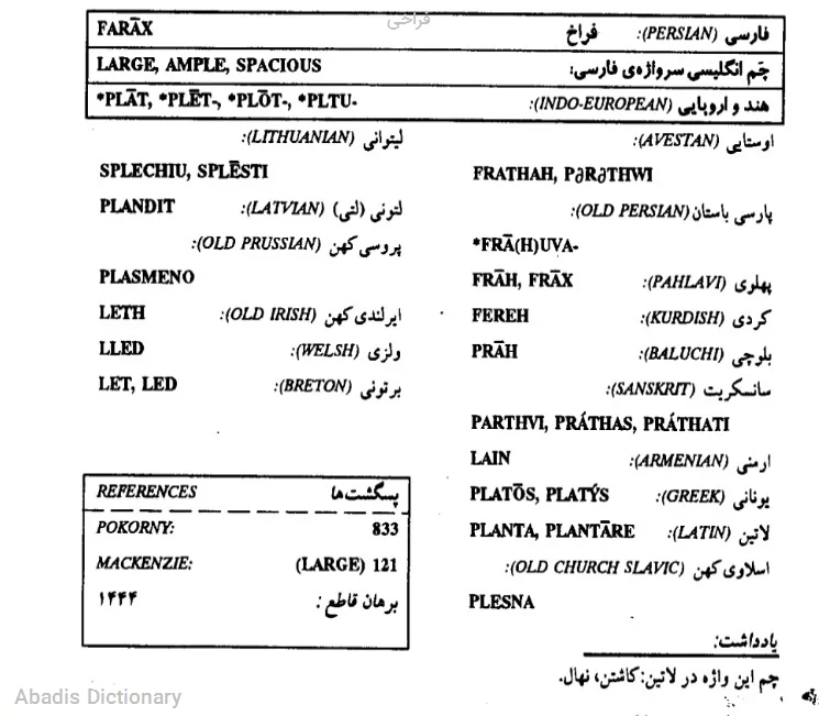 فراخی