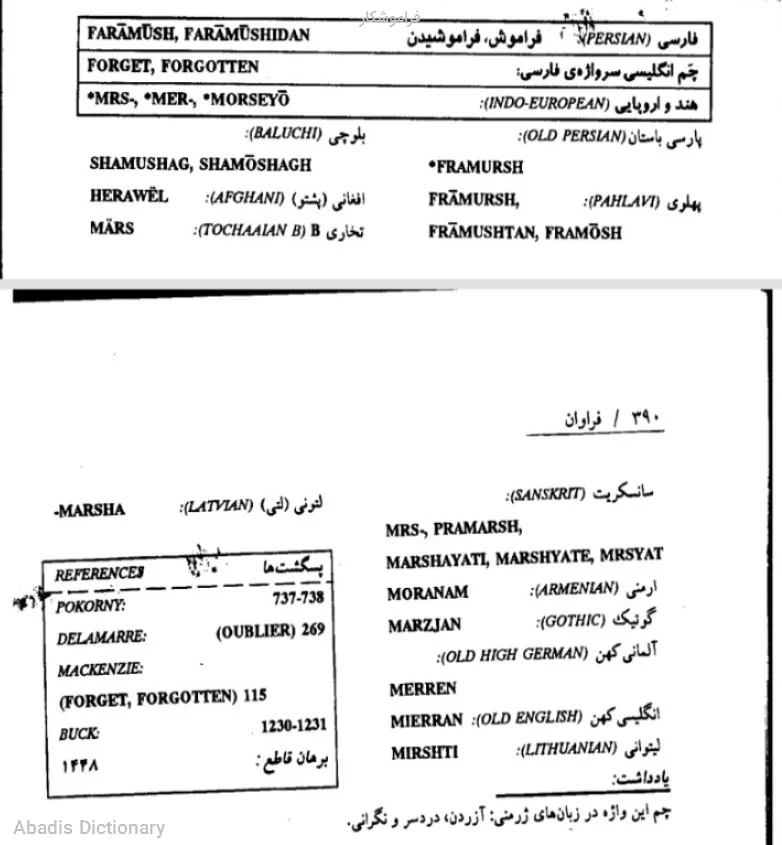 فراموشکار