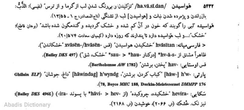 هواسیدن