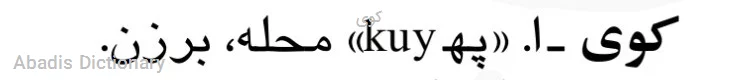 کوی
