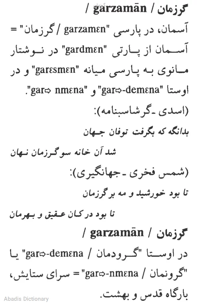 گرزمان