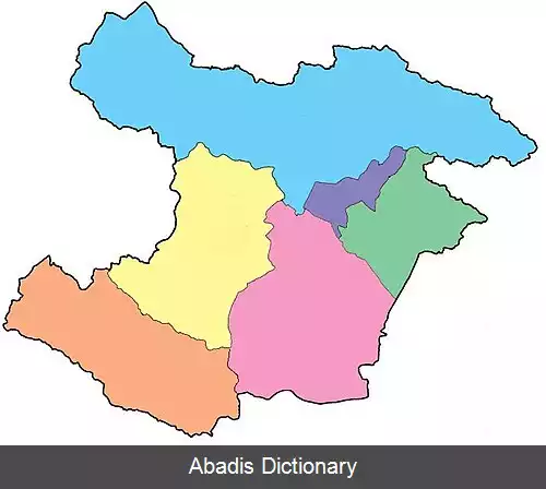 عکس فهرست شهرستان های استان قزوین