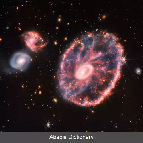 عکس کهکشان چرخ گاری