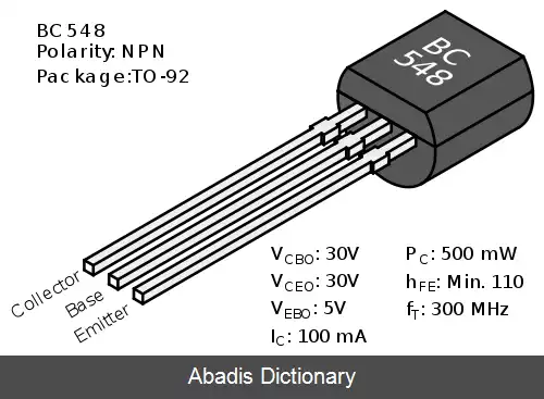عکس ترانزیستور بی سی ۵۴۸