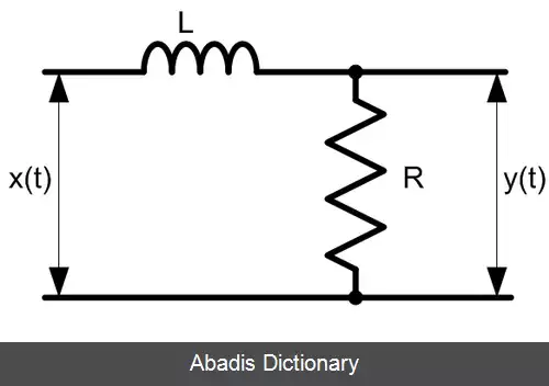 عکس مدار انتگرال گیر غیرفعال