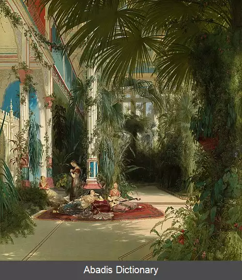 عکس فضای داخلی خانه نخل در پفاونینزل در نزدیکی پوتسدام