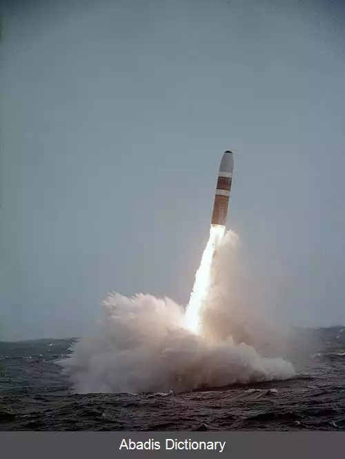 عکس موشک بالیستیک مبتنی بر زیردریایی
