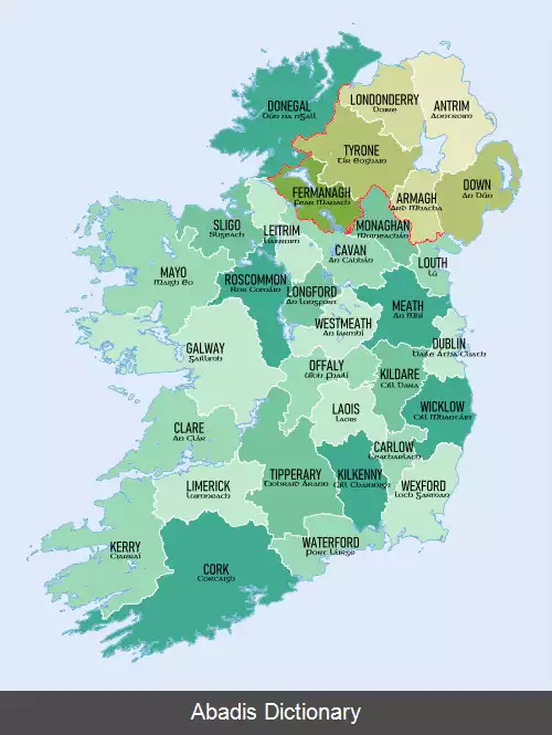 عکس شهرستان های ایرلند