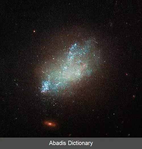 عکس کهکشان نامنظم