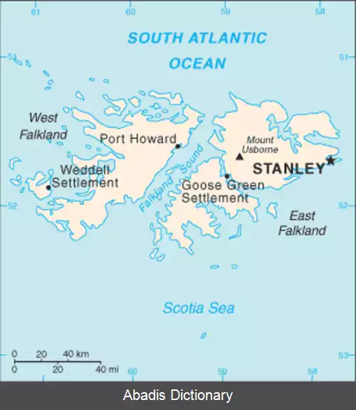 عکس فهرست جزایر فالکلند