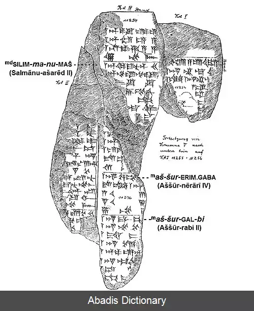 عکس شلمنسر دوم