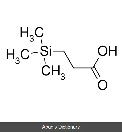 عکس تری متیل سیلیل پروپانوئیک اسید