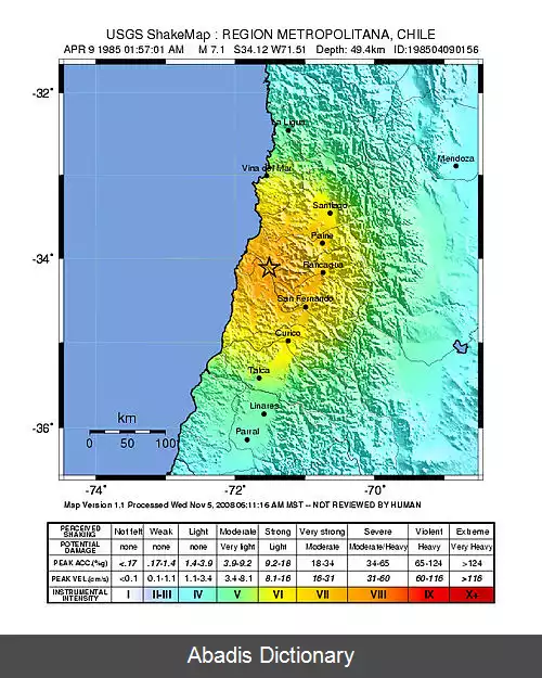 عکس زمین لرزه ۱۹۸۵ پیچیلمو