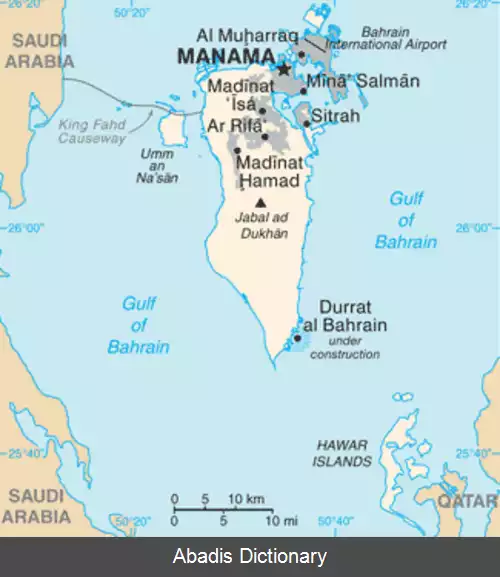 عکس فهرست جزایر بحرین