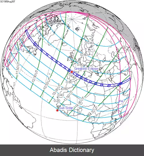 عکس فهرست خورشیدگرفتگی های قابل مشاهده در ایالات متحده آمریکا