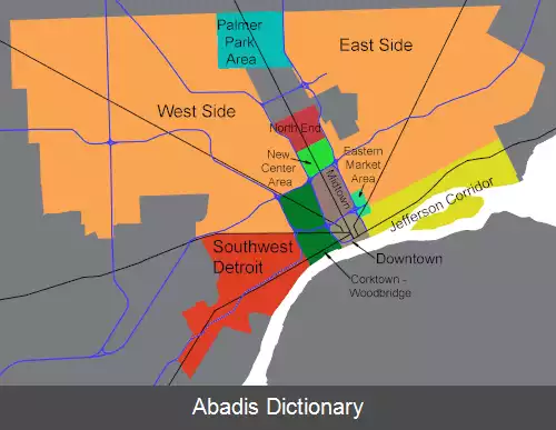 عکس فهرست محله های دیترویت